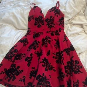 Rose mini dress